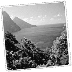 Foto Antilla frantziarrak eta britaniarrak, Karibeko bi aldeak Martinika, Santa Luzia, Dominika eta Guadalupe
