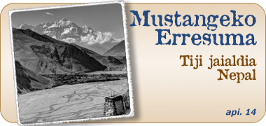 Mustang erresuamaerako bidaiak - 2026ko 