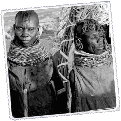 Foto Turkana lakuko tribuak Kenya