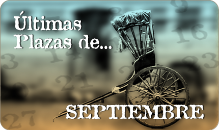 Ultimas Plazas de Septiembre