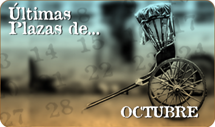 Últimas plazas Octubre 2025