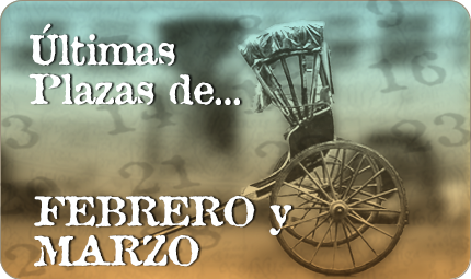 Últimas plazas Febrero y Marzo 2026